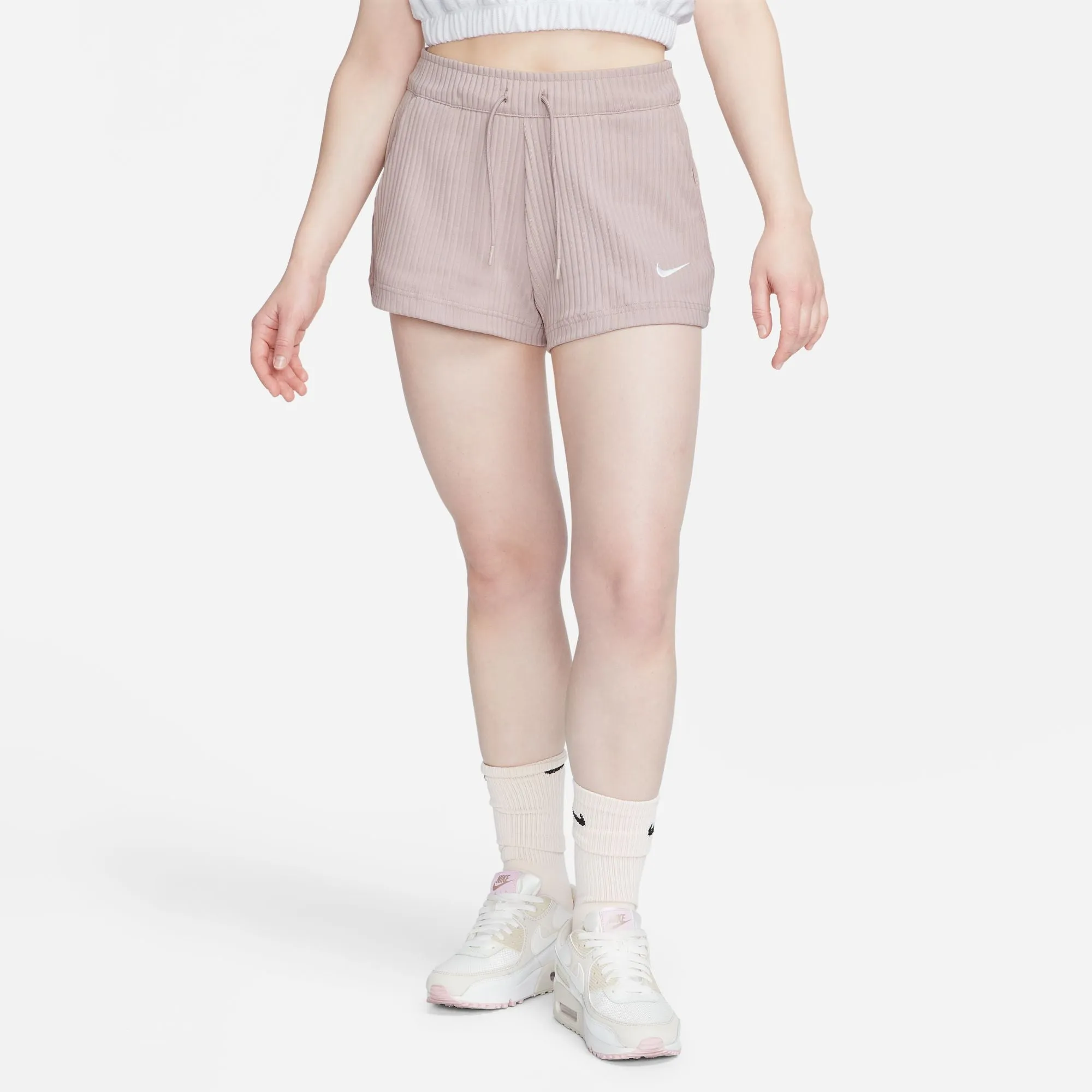 Nike Sportswear Women's High-Waisted Ribbed Jersey Shorts