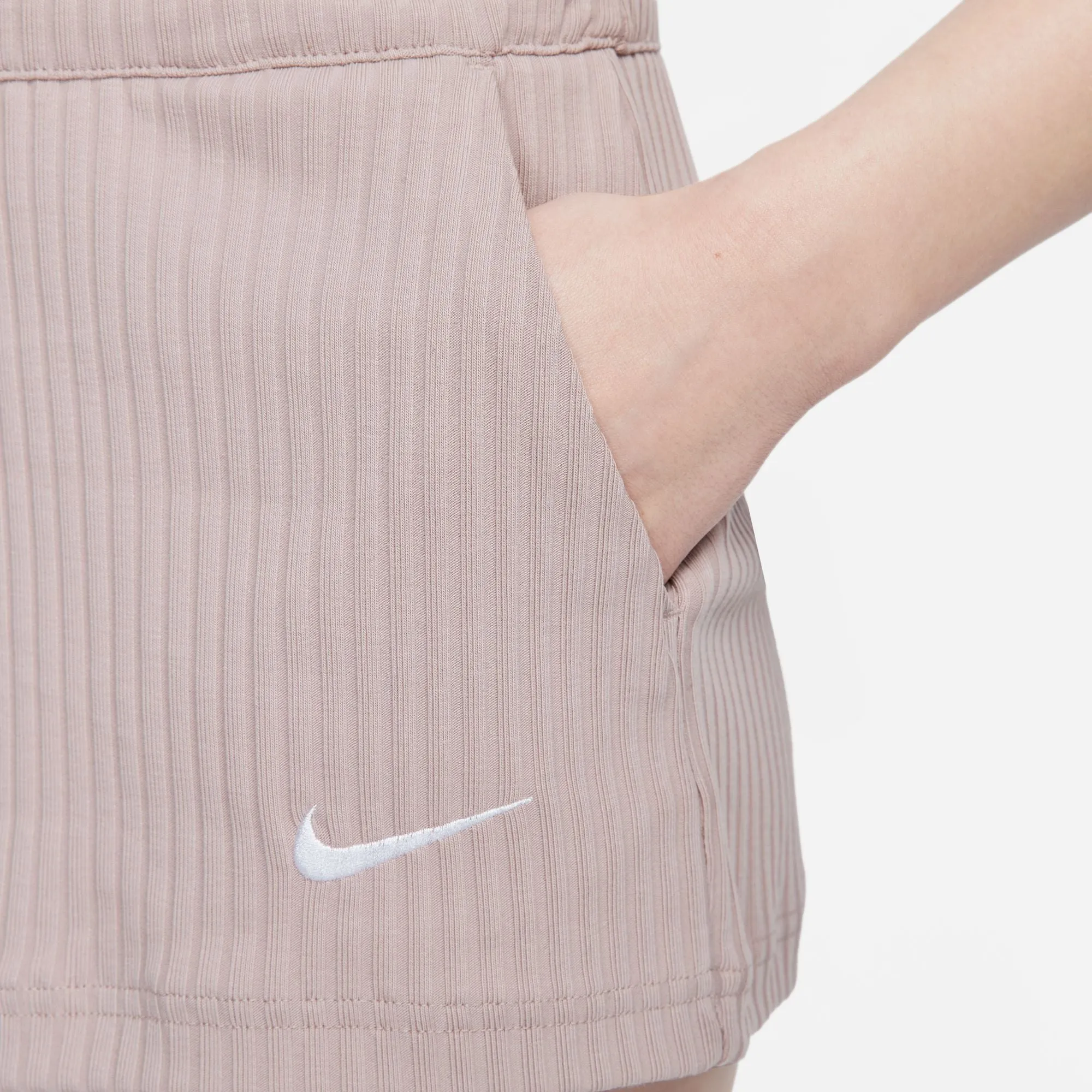 Nike Sportswear Women's High-Waisted Ribbed Jersey Shorts
