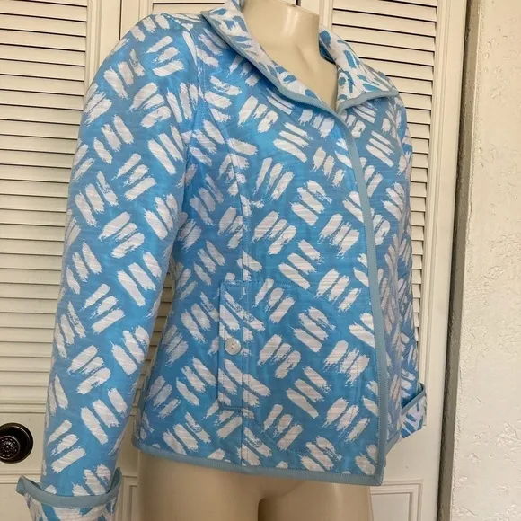𝅺nina McLemore  open front blazer . SZ 4 as is .