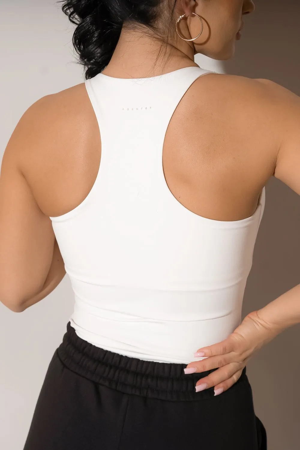 Notched Tank - Creme