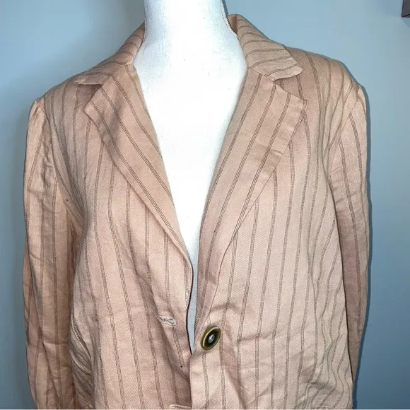 NWOT Free People We the Free Linen Blazer