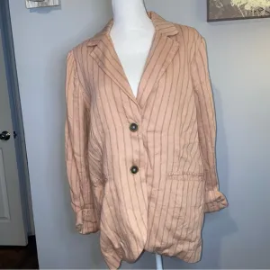 NWOT Free People We the Free Linen Blazer