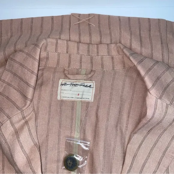 NWOT Free People We the Free Linen Blazer
