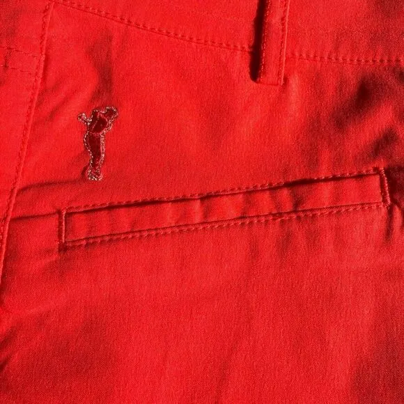 NWOT Golfino Women’s Red Bermuda Golf Shorts