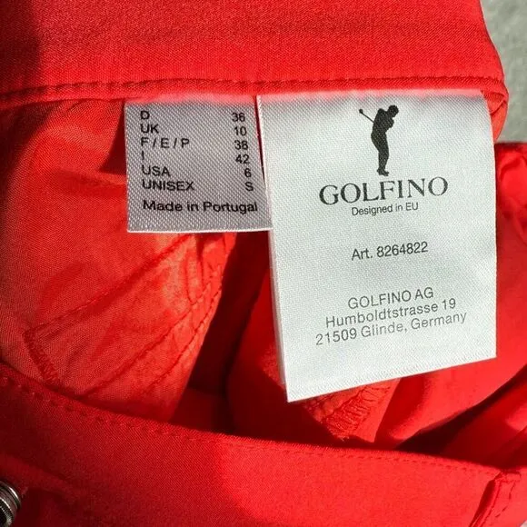 NWOT Golfino Women’s Red Bermuda Golf Shorts