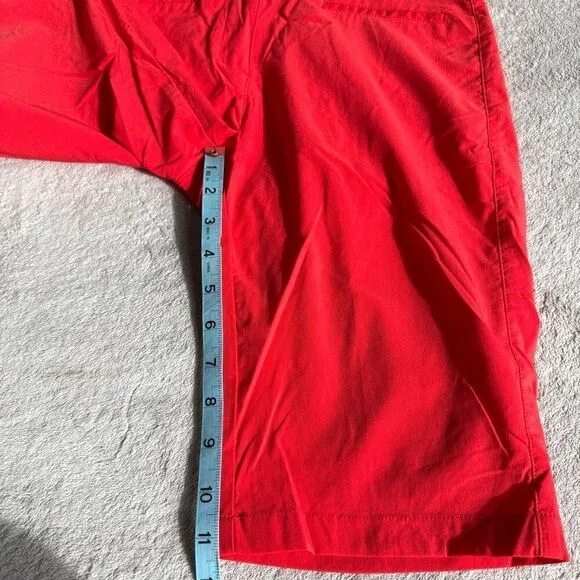 NWOT Golfino Women’s Red Bermuda Golf Shorts