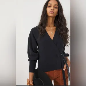 NWT  ANTHROPOLOGIE Katie Wrap Cardigan Sweater Size XS