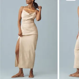 NWT Anthropologie Ruched Slim Midi Dress