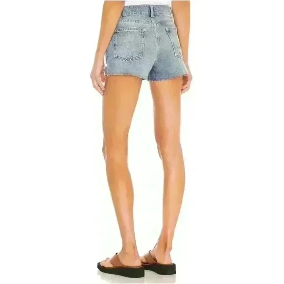 NWT Boyish &quot;The Cody&quot; High Rise Rigid Distressed Cut Off Denim Shorts
