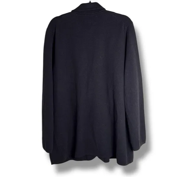 NWT Gap Black Sweater Blazer Size XL
