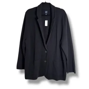 NWT Gap Black Sweater Blazer Size XL