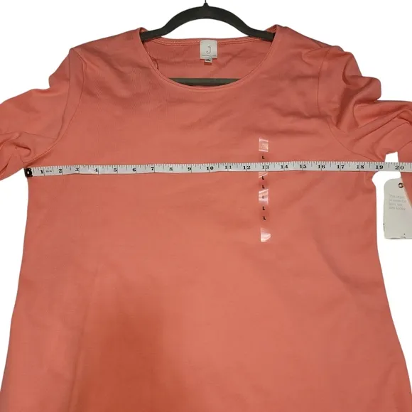 NWT Jones New York Cotton T-Shirt and Waterfall Cardigan - Size L