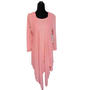 NWT Jones New York Cotton T-Shirt and Waterfall Cardigan - Size L