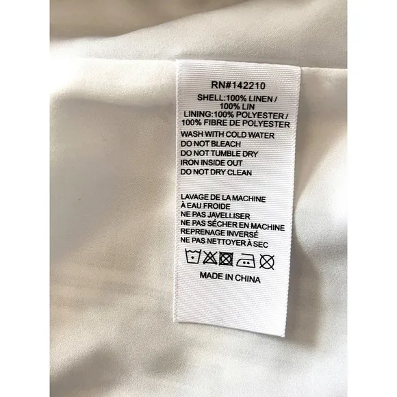 NWT Mersea Voyageur Como Linen Multi Blue stripe Blazer sz Small