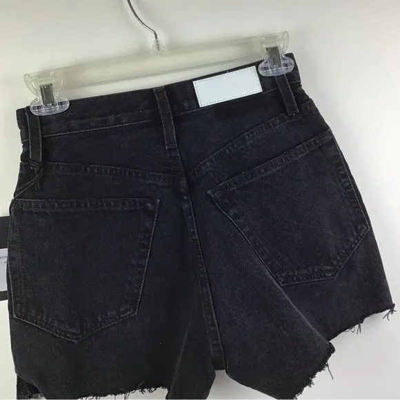 NWT RE/DONE Shadow Black Originals 50s Cut Off Shorts
