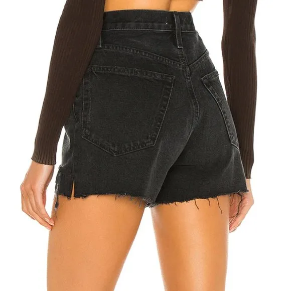 NWT RE/DONE Shadow Black Originals 50s Cut Off Shorts