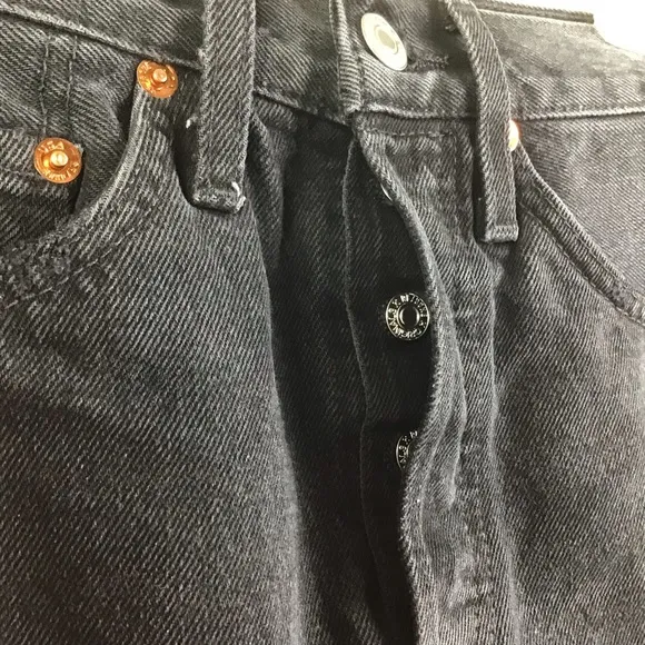 NWT RE/DONE Shadow Black Originals 50s Cut Off Shorts