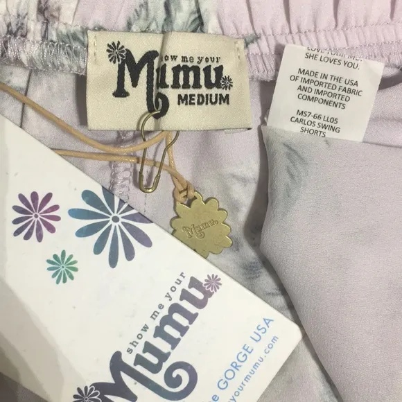 NWT Show Me Your Mumu Carlos Swing Short