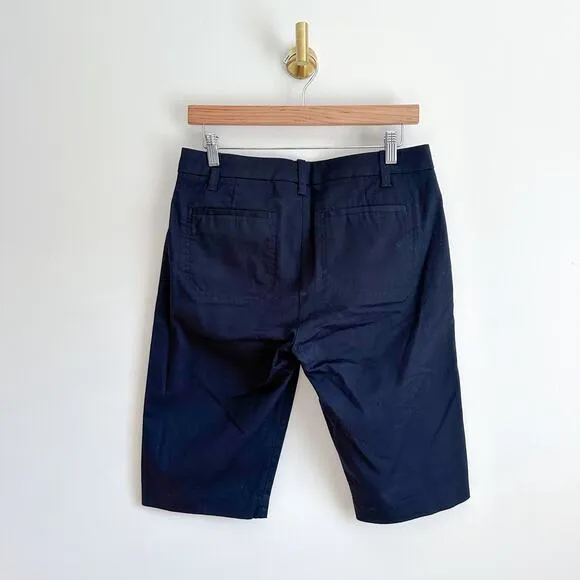 NWT Vince Coin Pocket Bermuda Shorts Navy Blue 6