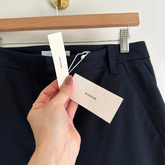 NWT Vince Coin Pocket Bermuda Shorts Navy Blue 6