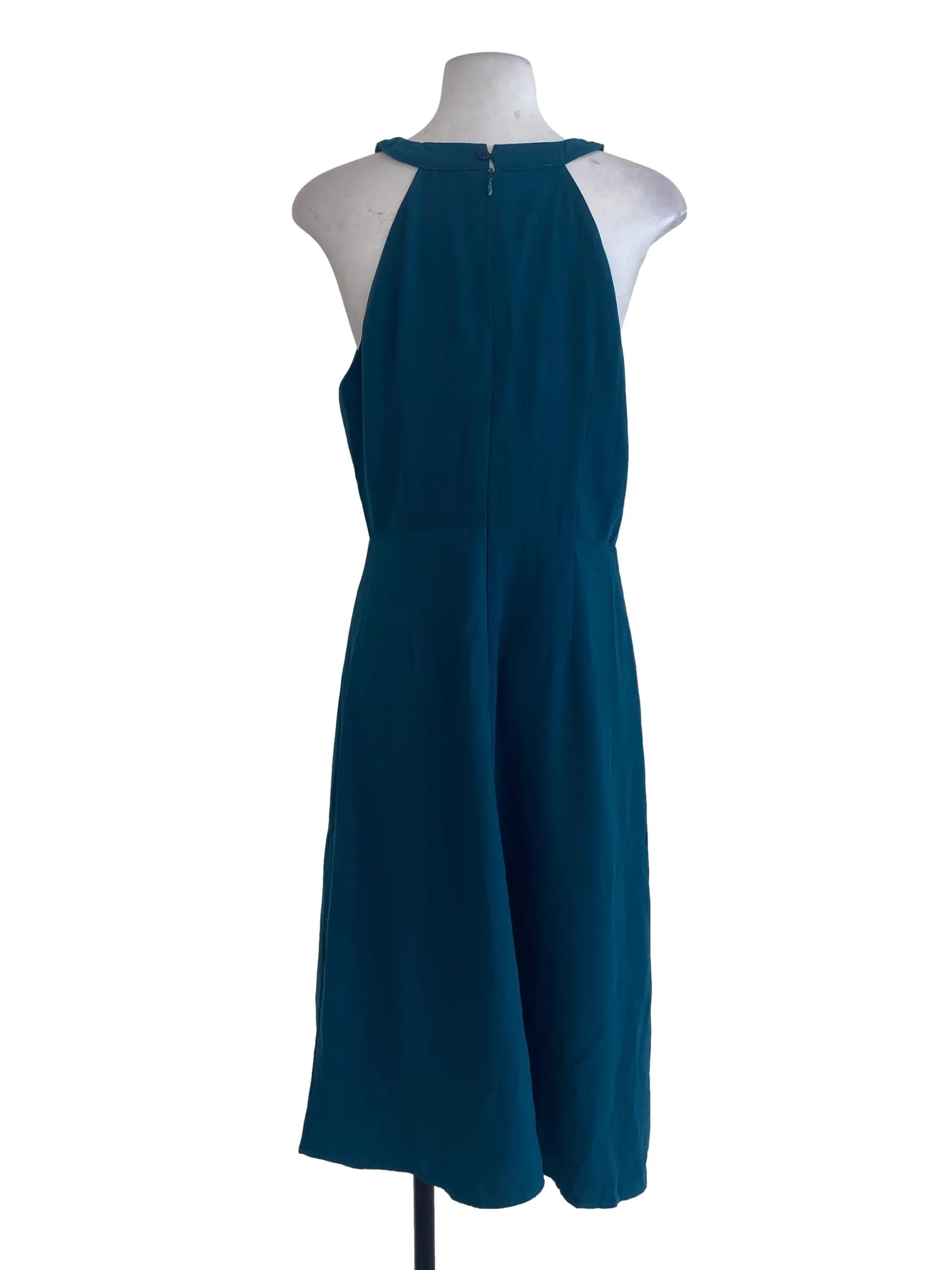 Ocean Plain Wrap Dress