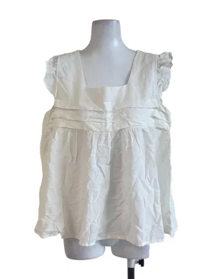 Off White Plain Top