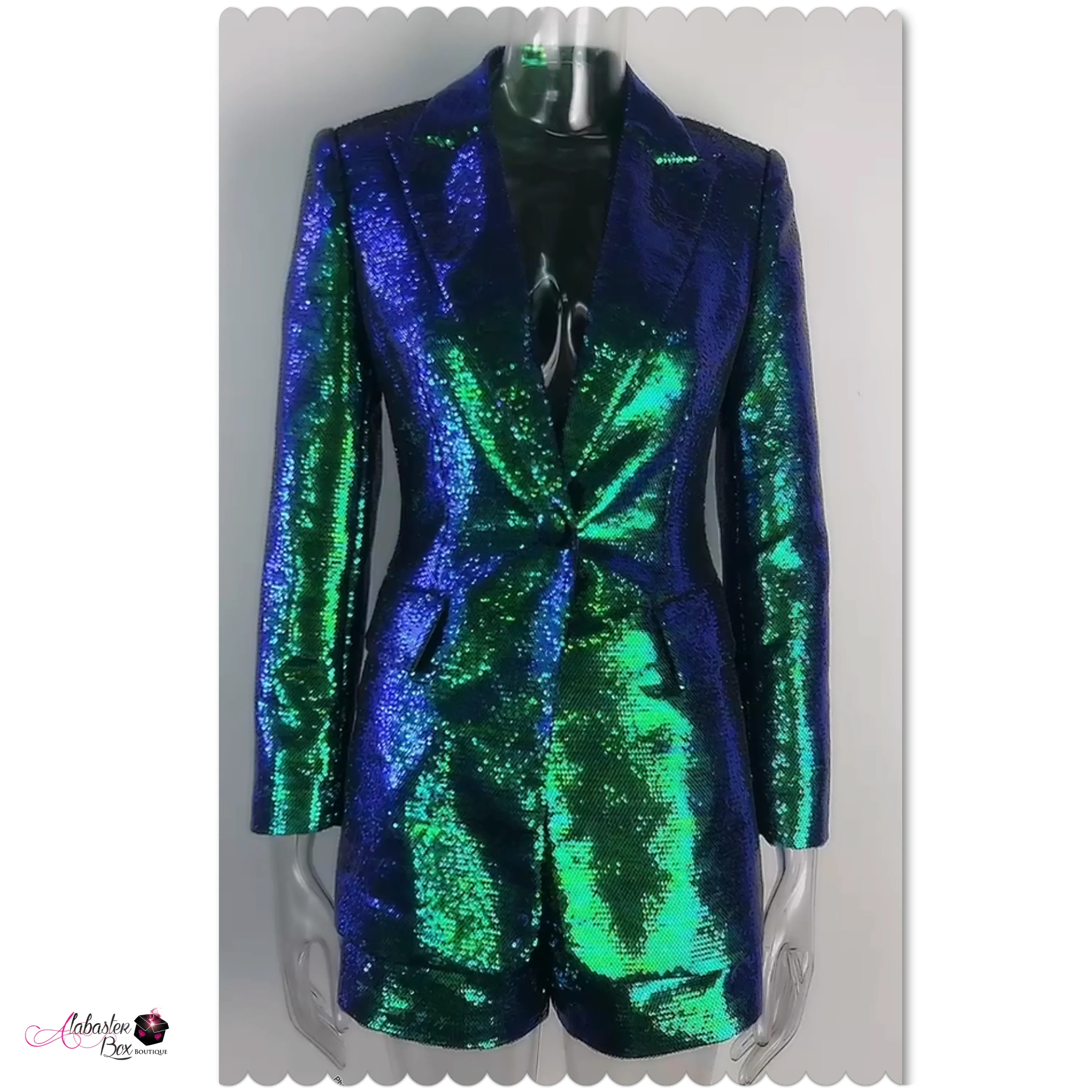 “OH 💙 That’s So Lisha 💙” Sequin Short Suit