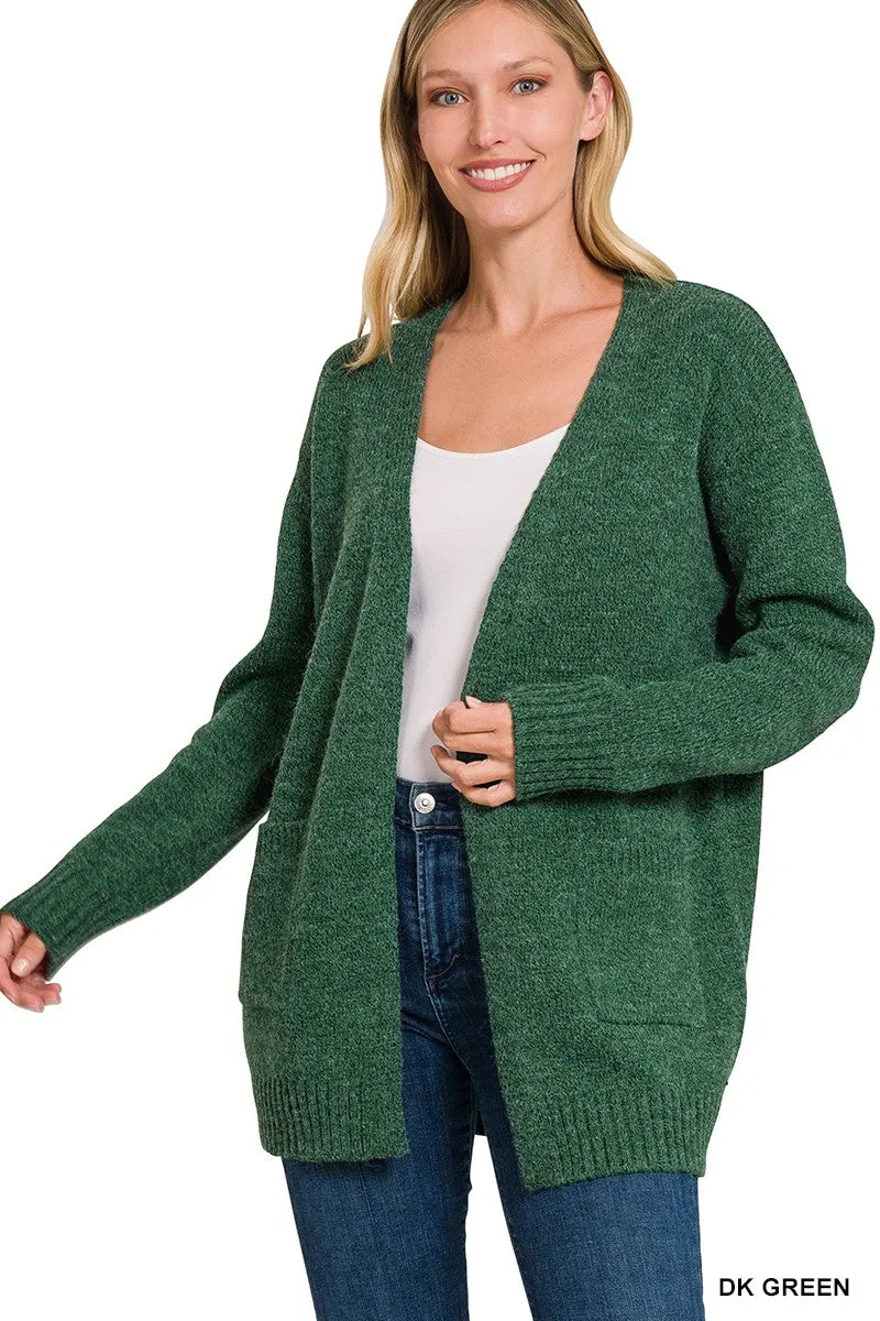 Open Front Cardigan Sweater