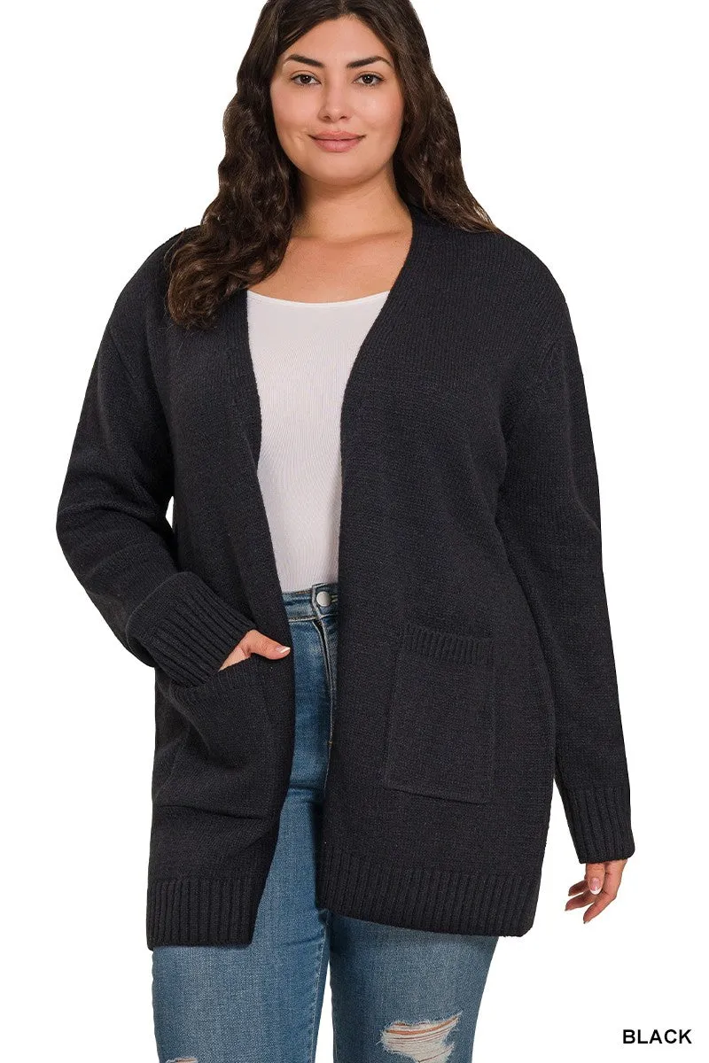 Open Front Cardigan Sweater