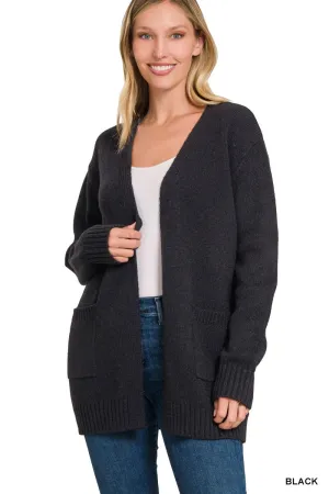 Open Front Cardigan Sweater