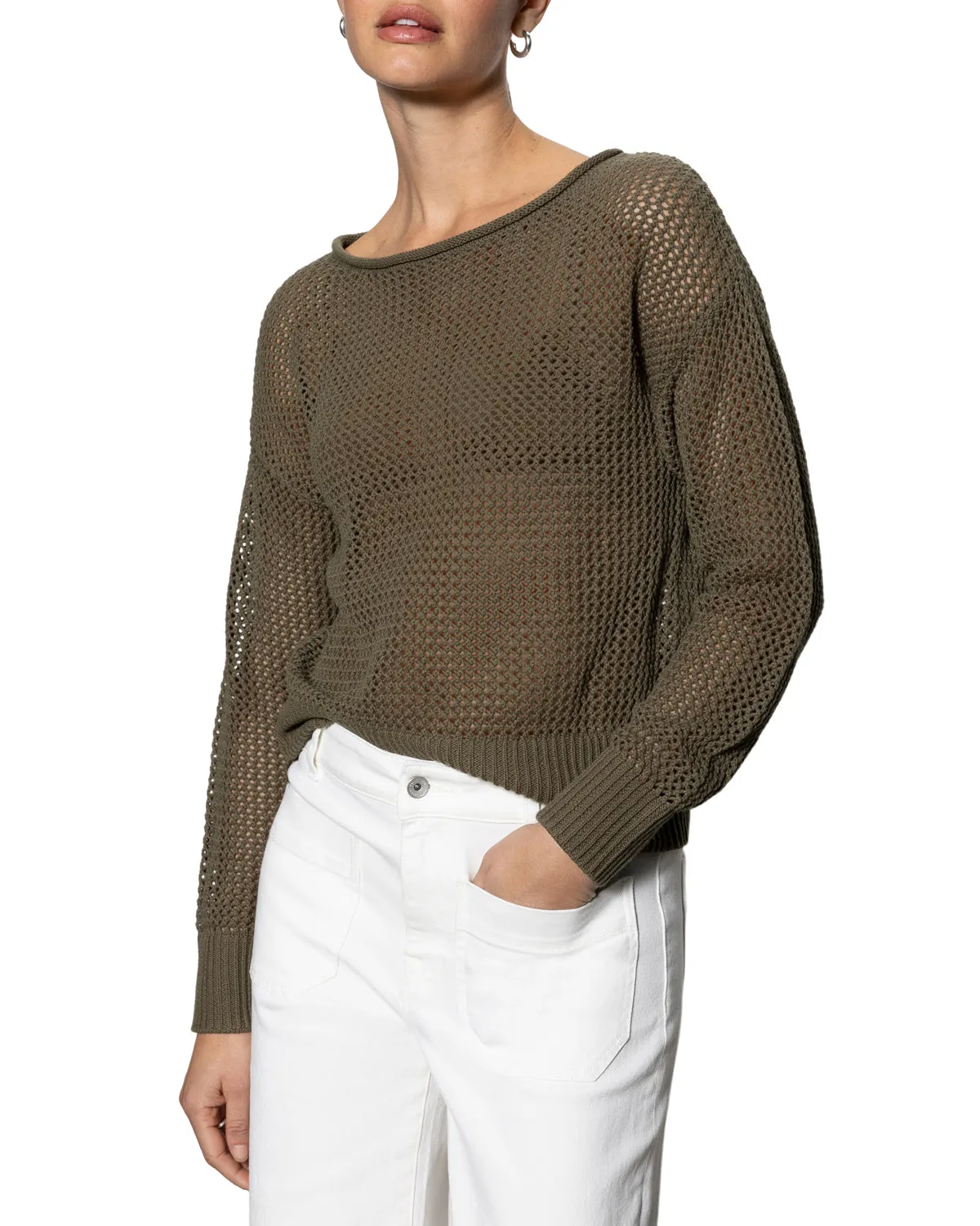 Open Knit Sweater