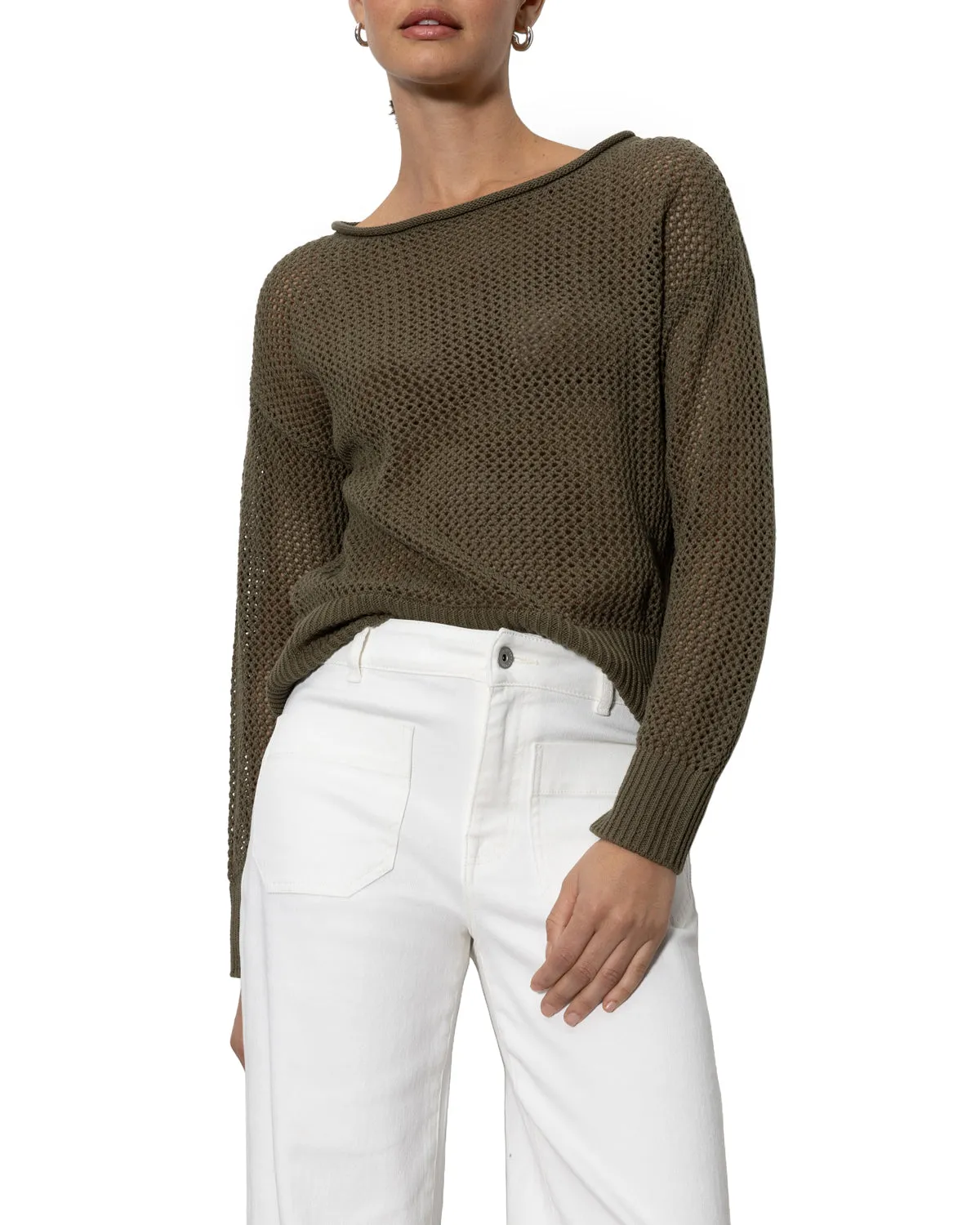 Open Knit Sweater