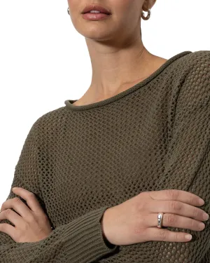 Open Knit Sweater