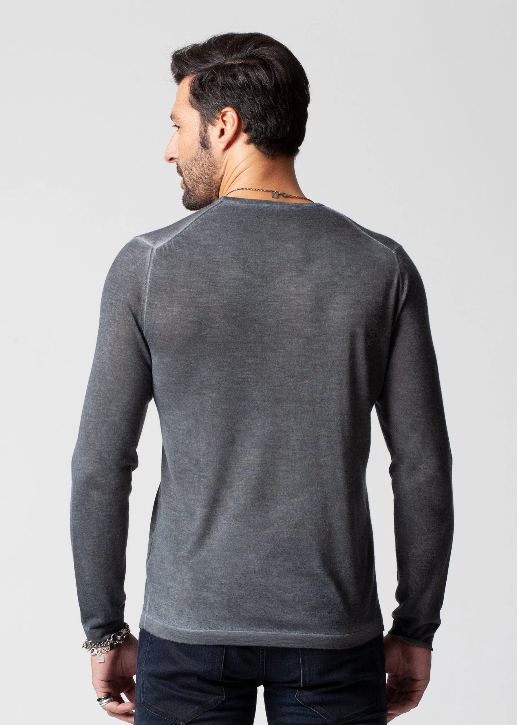 OVERDYED CREWNECK SWEATER