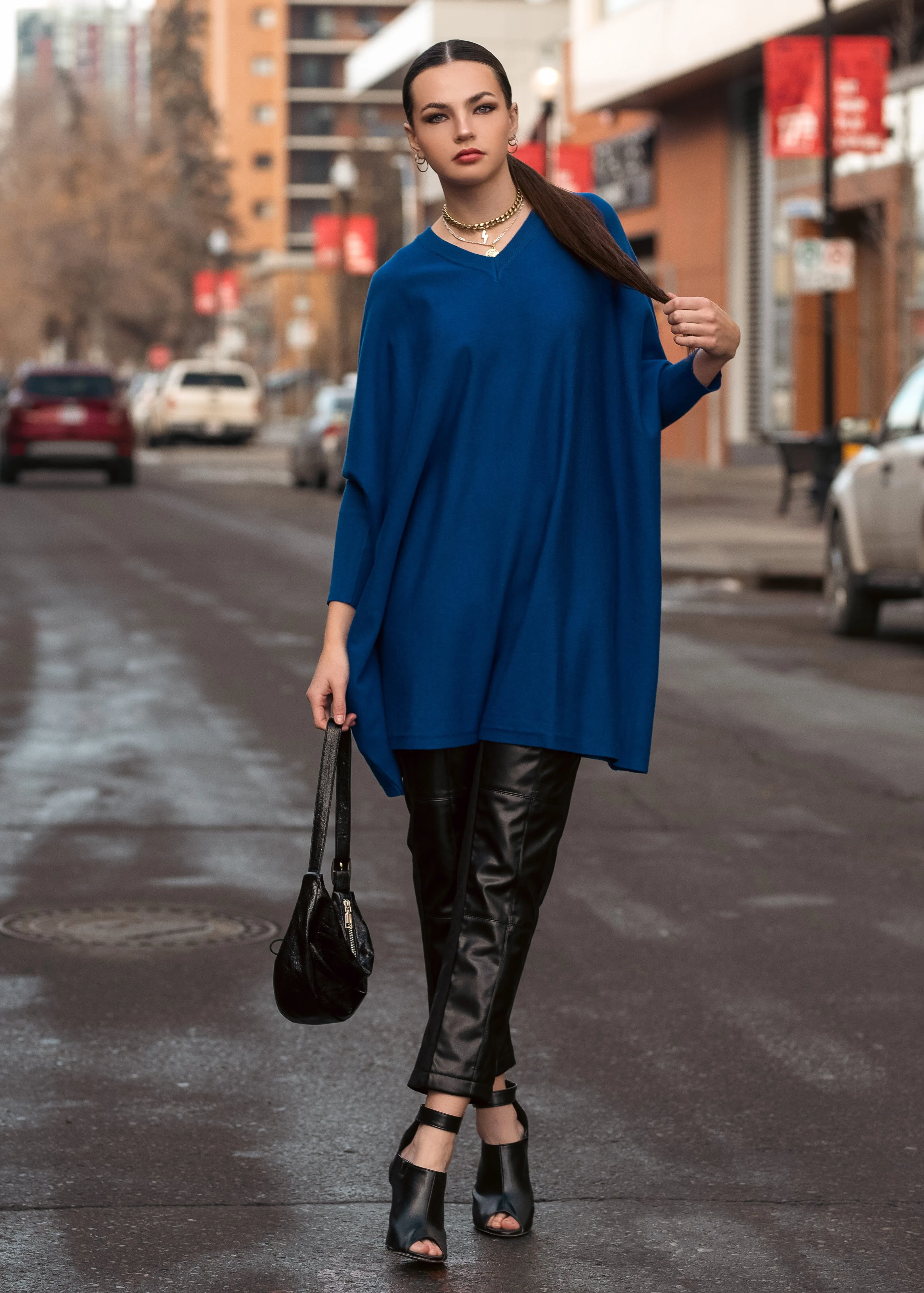 Oversized V neck Sweater