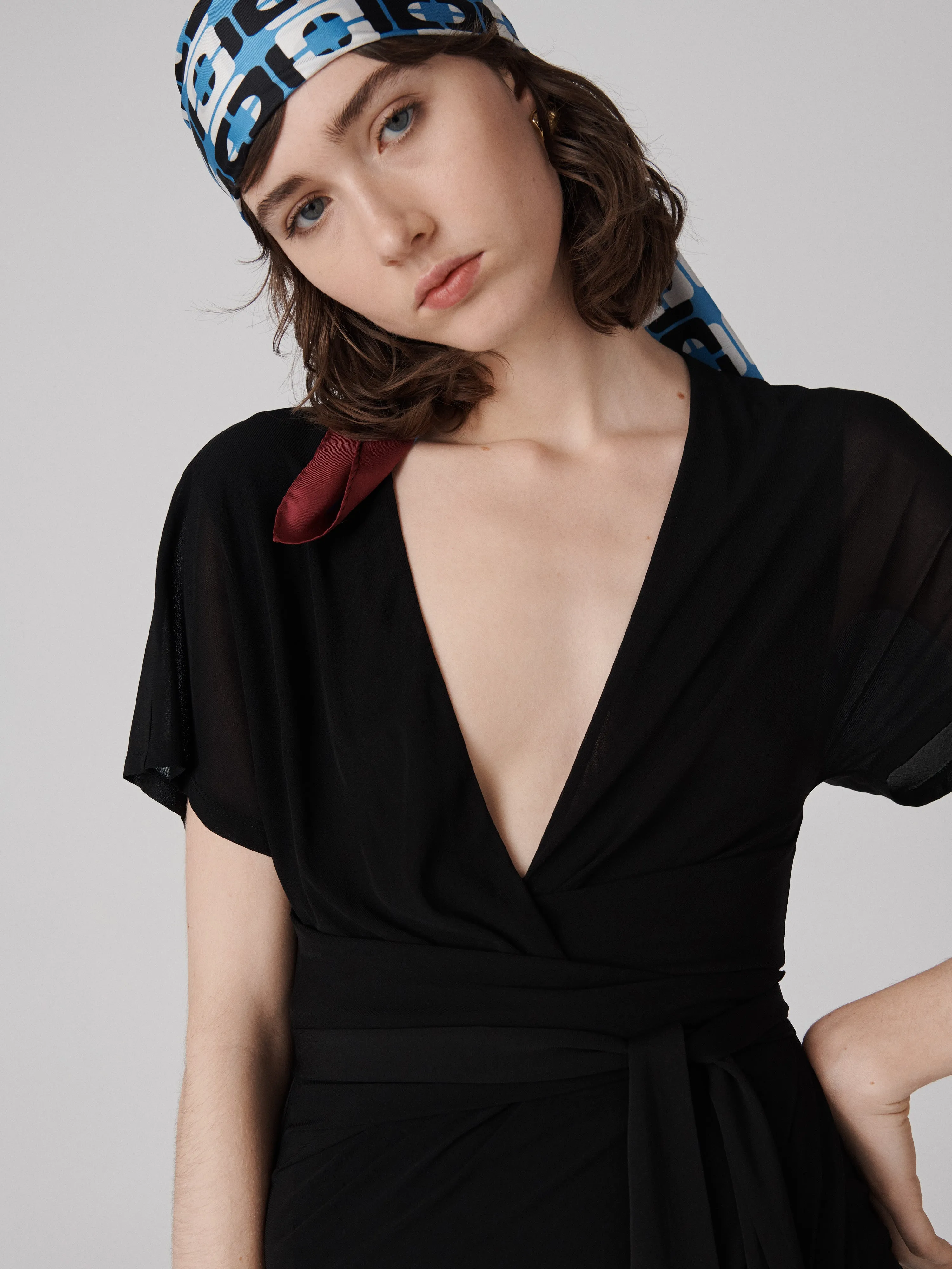 Paisley Wrap Dress