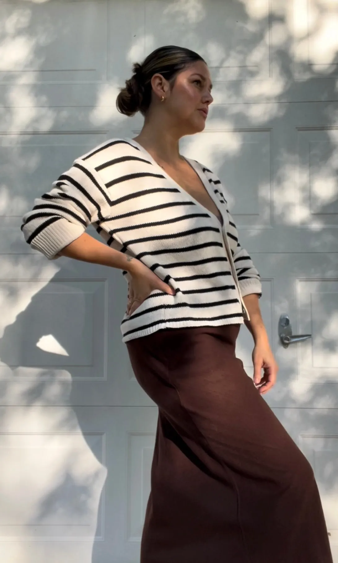 Palmer Striped Cardigan