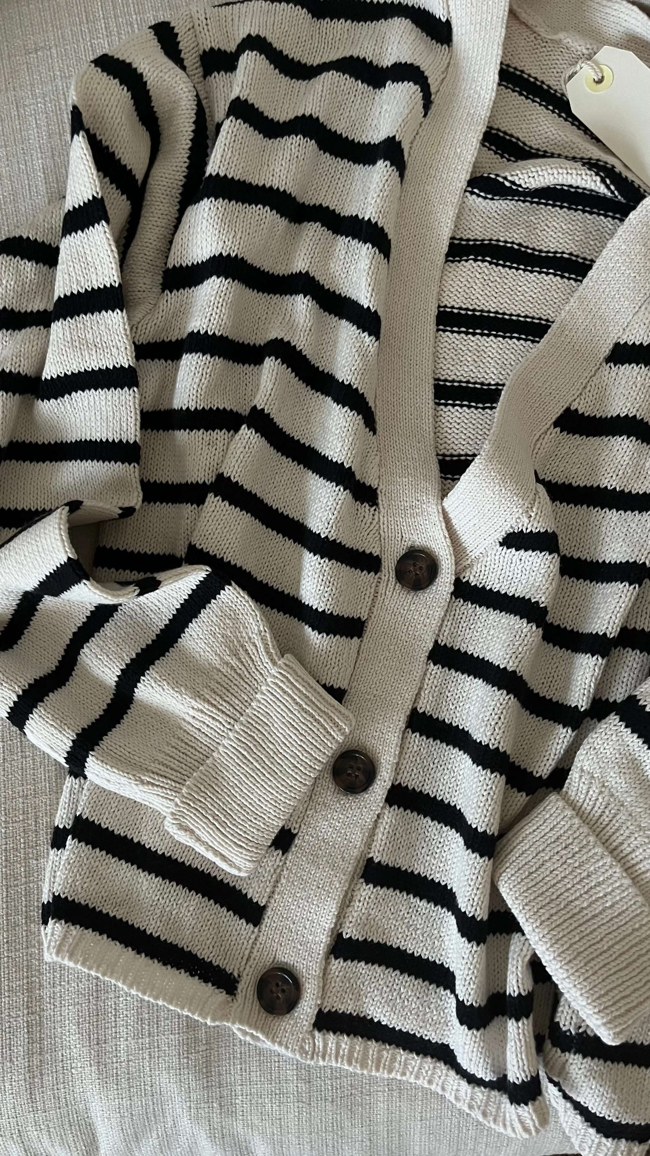 Palmer Striped Cardigan