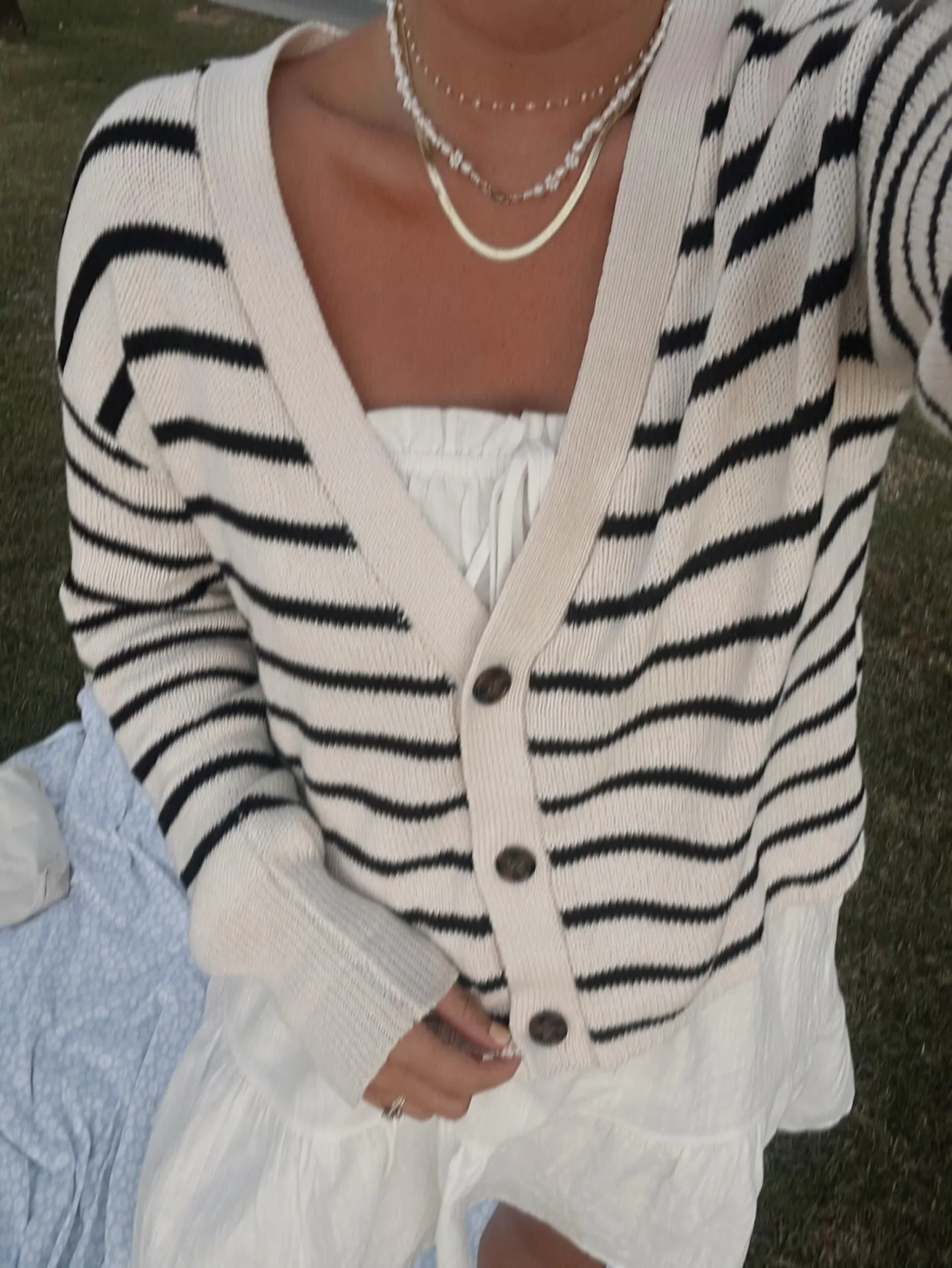 Palmer Striped Cardigan