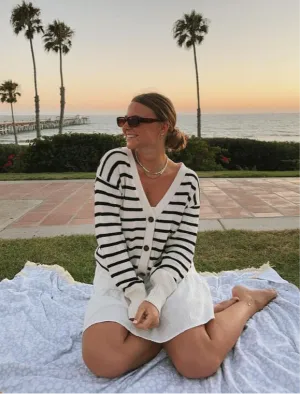 Palmer Striped Cardigan