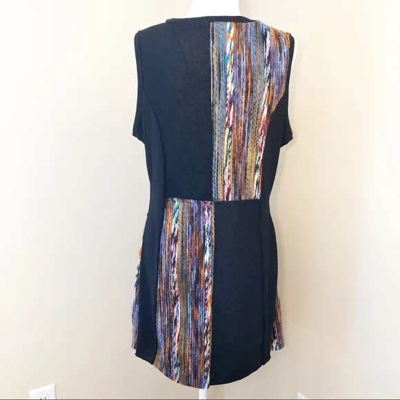 Papillon NWT Multicolor Sweater Sleeveless Dress