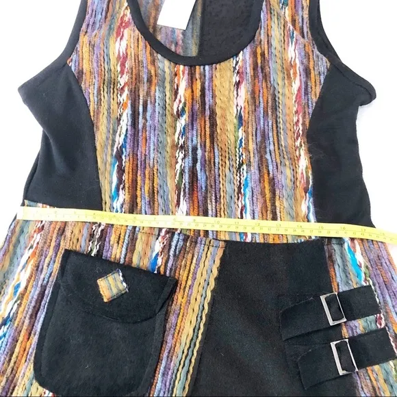 Papillon NWT Multicolor Sweater Sleeveless Dress