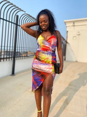Paradise Front Cutout   Dress