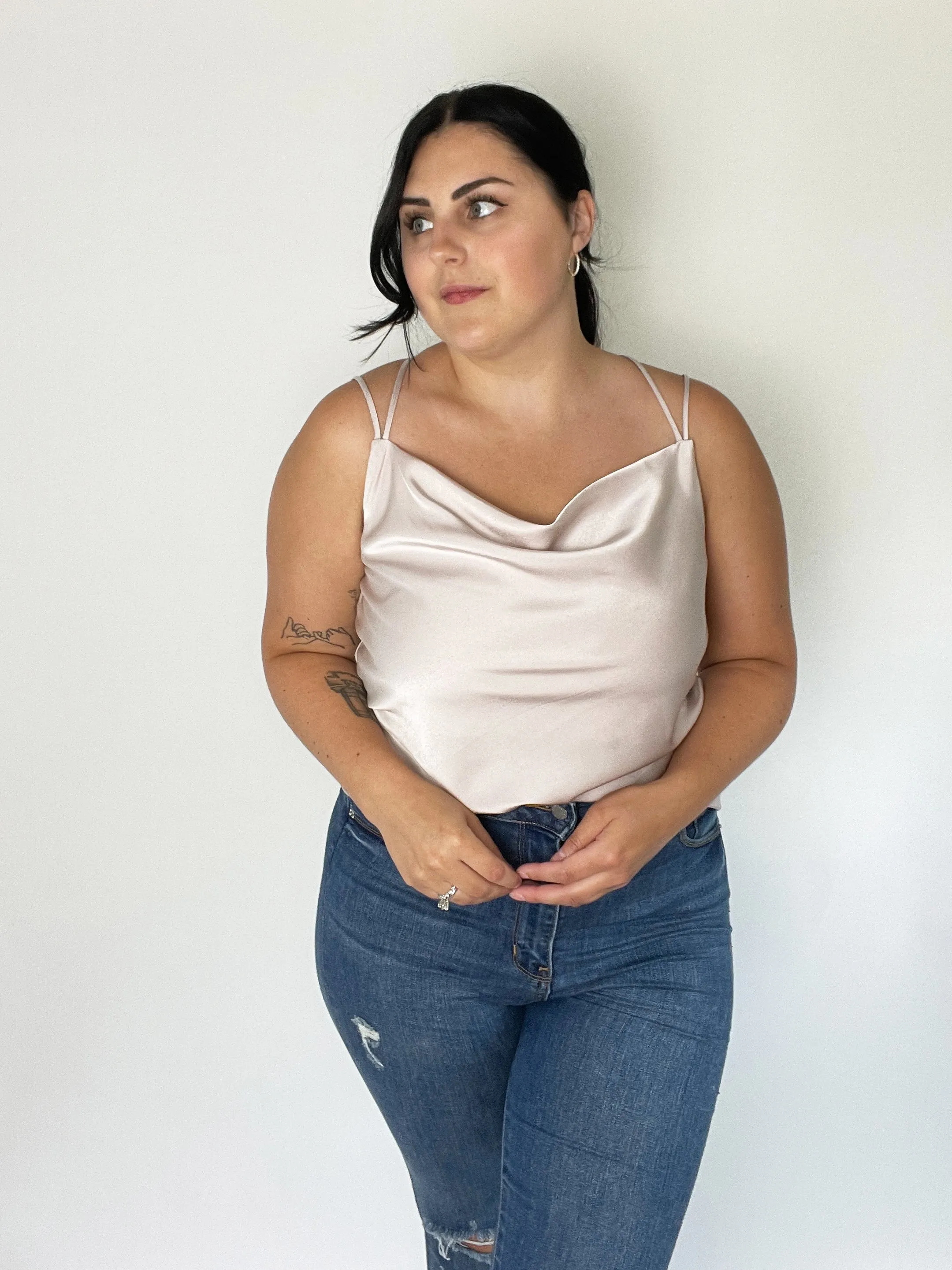 Pearl Silk Tank