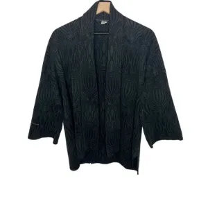 PERUVIAN CONNECTION S Women's Open Front Oversized Cardigan Sweater Pima Cotton