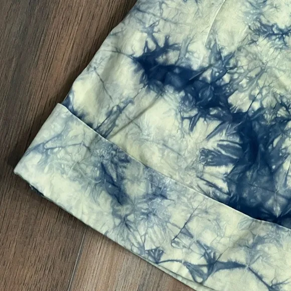 Phillip Lim bleach dye high waisted shorts