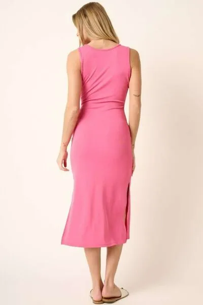 Pink Midi Tank Dress