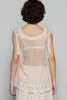 POL115 - SLEEVELESS CROCHET TOP -