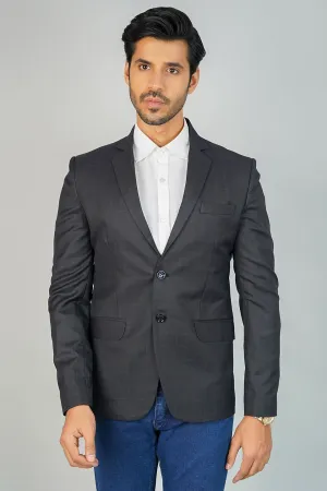 Poly Viscose Black Blazer