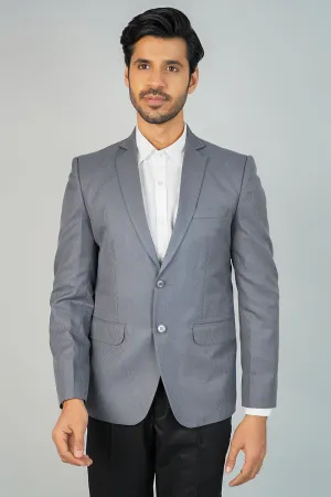 Poly Viscose Grey Blazer